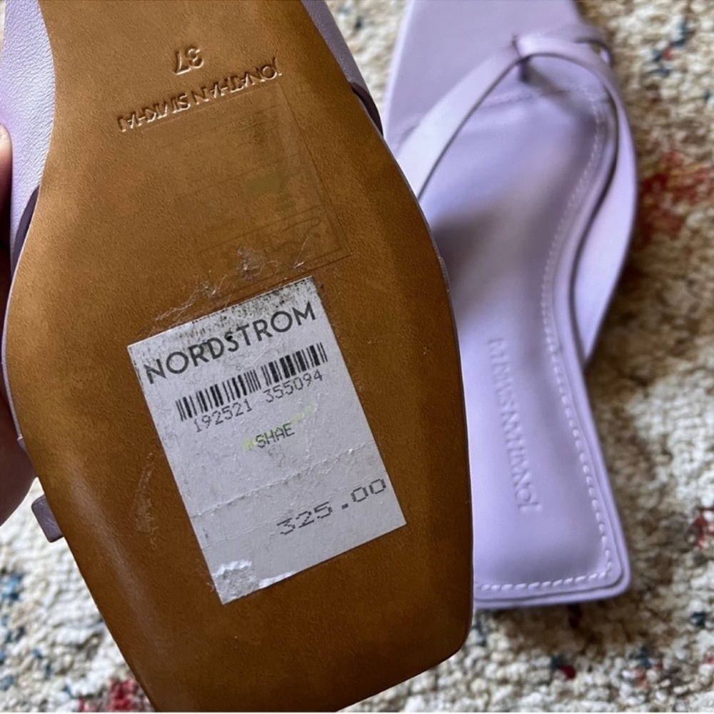 Jonathan Simkhai The Shae Sandal in Lupine in a one-toe thong design. 
Size 7 - Picture 7 of 15